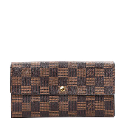 Louis Vuitton Damier Ebene Sarah Wallet 1 of 11