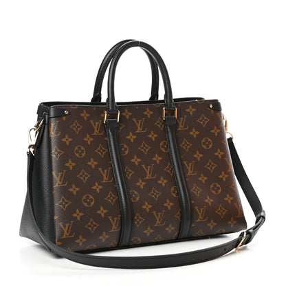 Louis Vuitton Monogram Soufflot MM Black 3 of 11