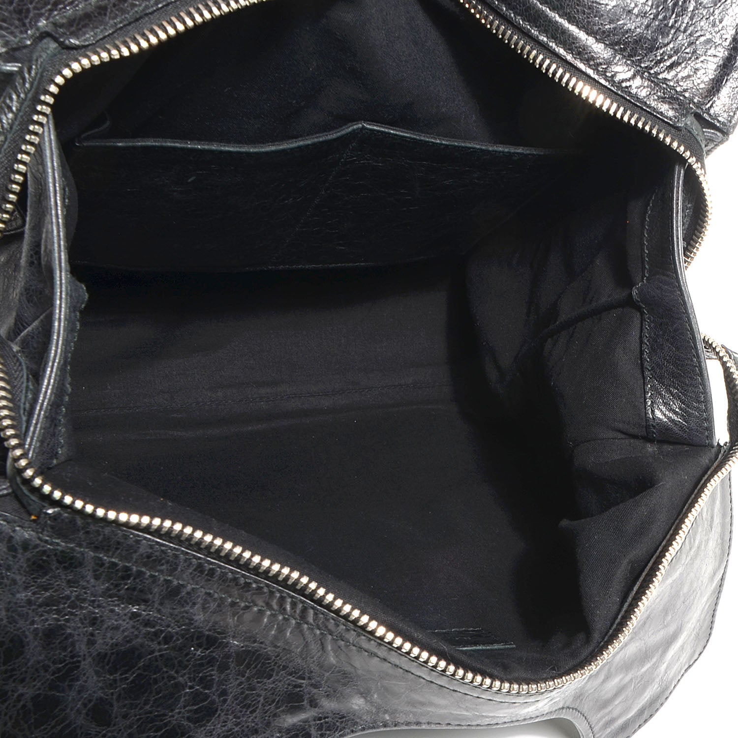 Balenciaga Agneau Giant 21 Silver Hardware Folder Black 6 of 11