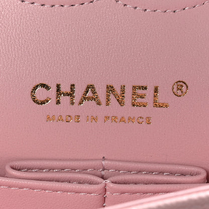 Chanel Caviar Quilted Medium Double Flap Light Pink 6 of 11
