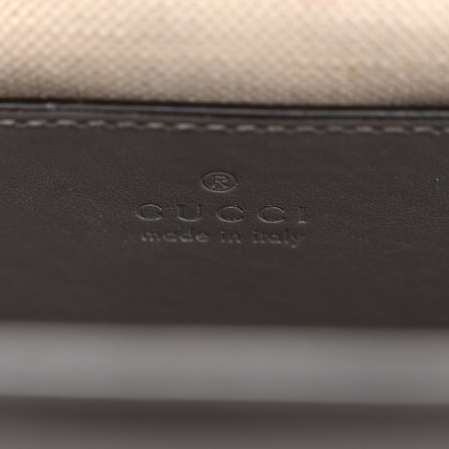 Gucci Calfskin GG Matelasse Small Slim Chain Shoulder Bag Dusty Grey Natural 6 of 13