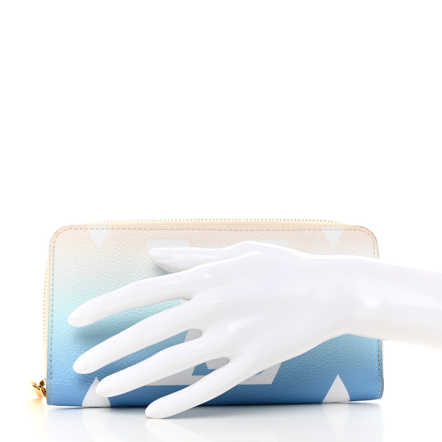 Louis Vuitton Monogram Giant By The Pool Zippy Wallet Blue 2 of 7