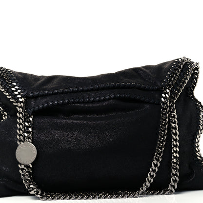 Stella McCartney Shaggy Deer Falabella Fold Over Tote Black 9 of 11