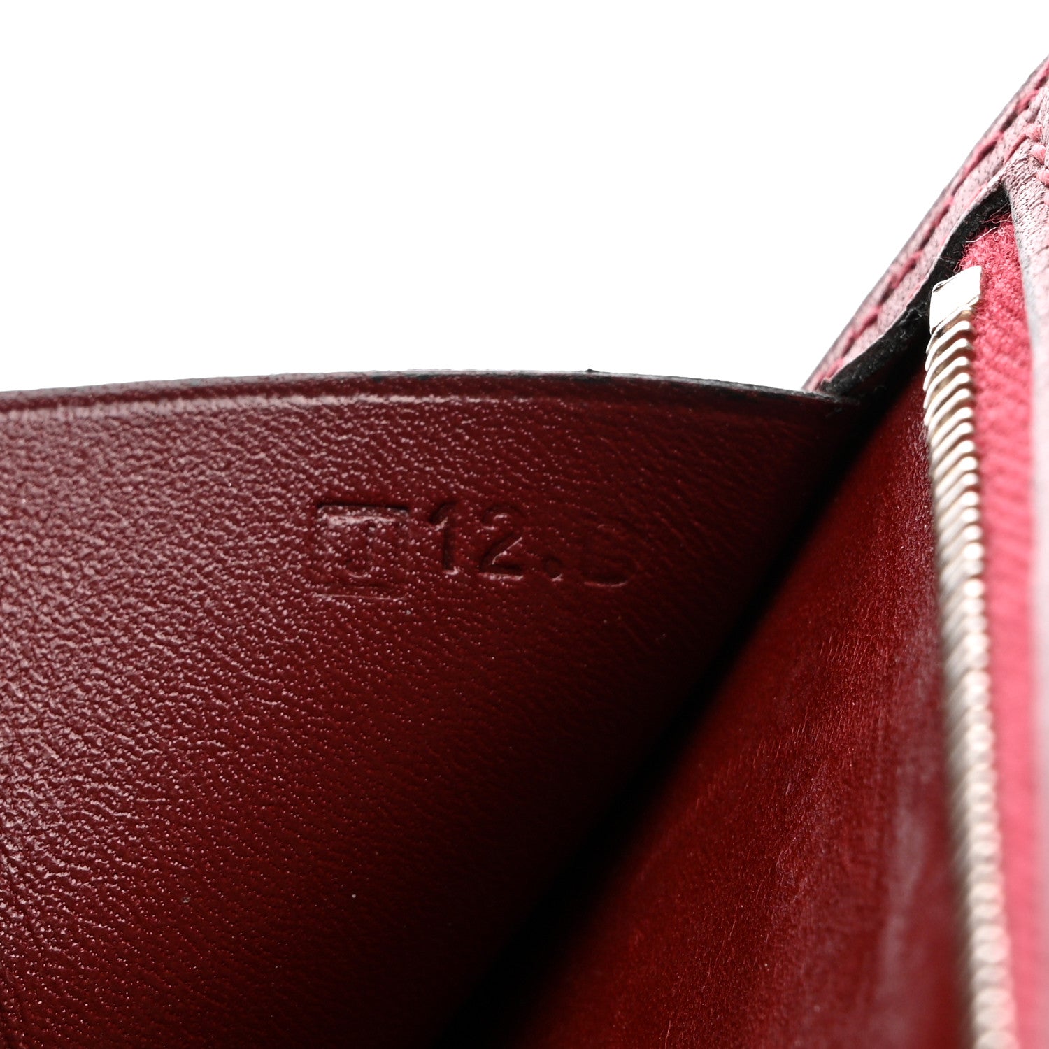 Hermes Box Bearn Gusset Wallet Rouge H 7 of 10