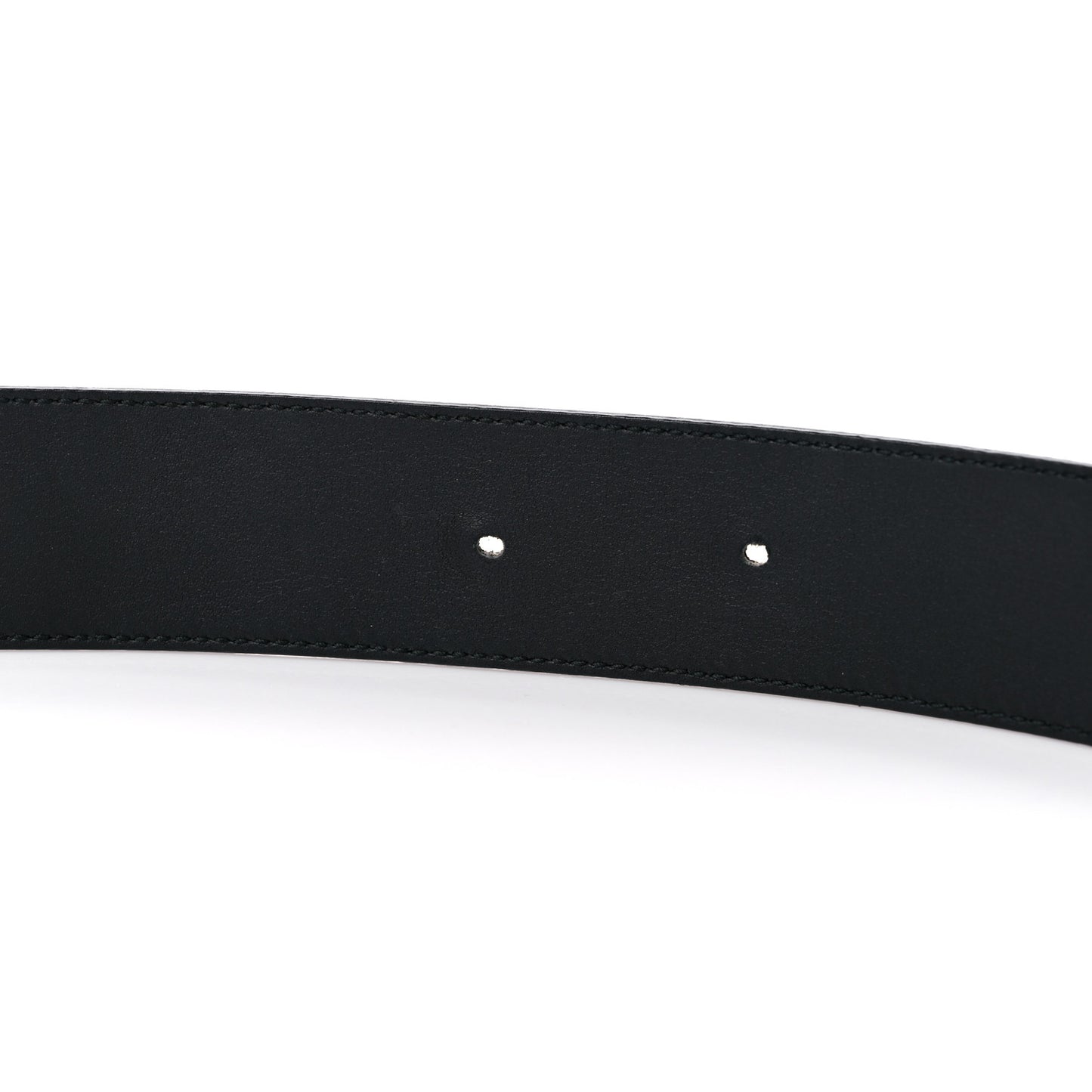 Textured Dollar Calfskin Double G 40mm Belt 95 38 Black