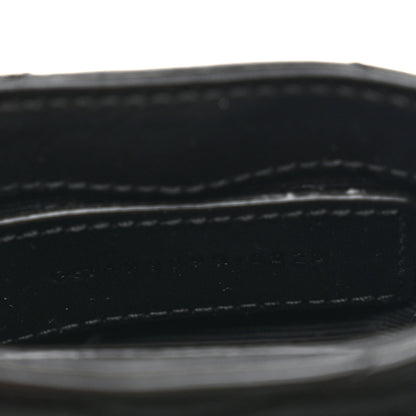 Saint Laurent Calfskin Y Quilted Monogram Loulou AirPods Crossbody Case Black 8 of 10
