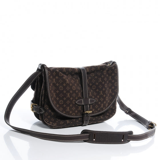 Louis Vuitton Monogram Mini Lin Saumur Ebene 3 of 7