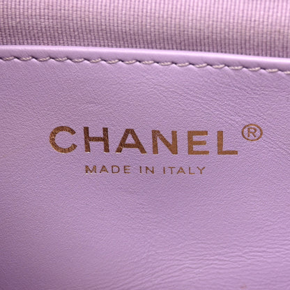 Chanel Caviar Quilted Funky Match Mini Flap Light Purple 6 of 10
