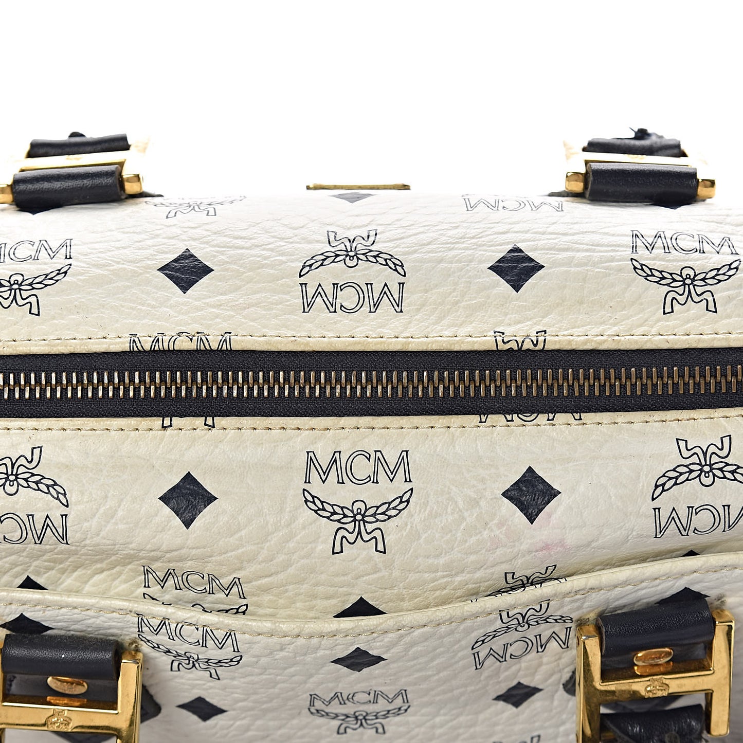 Visetos Boston Satchel White