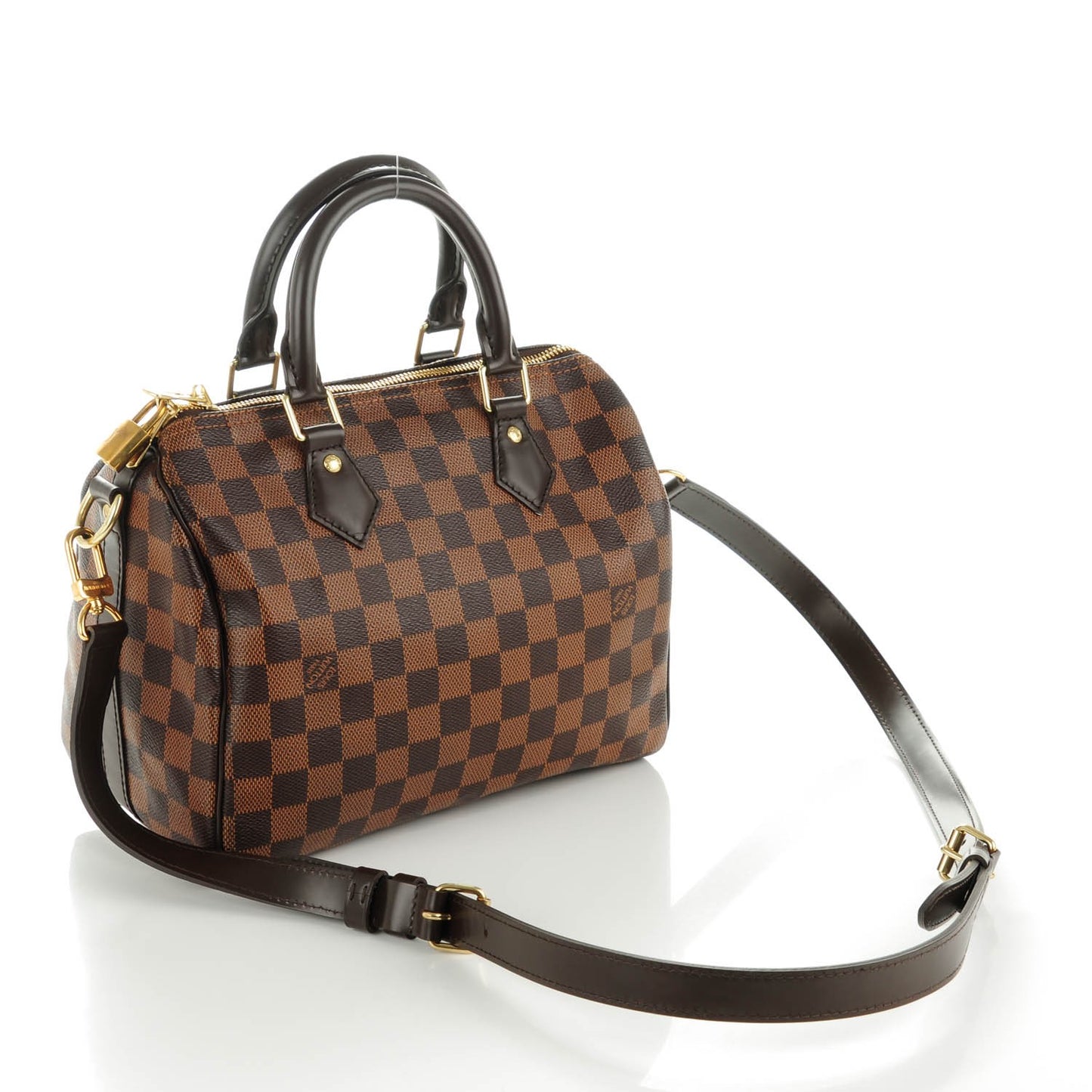 Damier Ebene Speedy Bandouliere 25