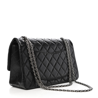 Chanel Aged Calfskin Quilted 2.55 Reissue 226 Flap Black 3 of 11