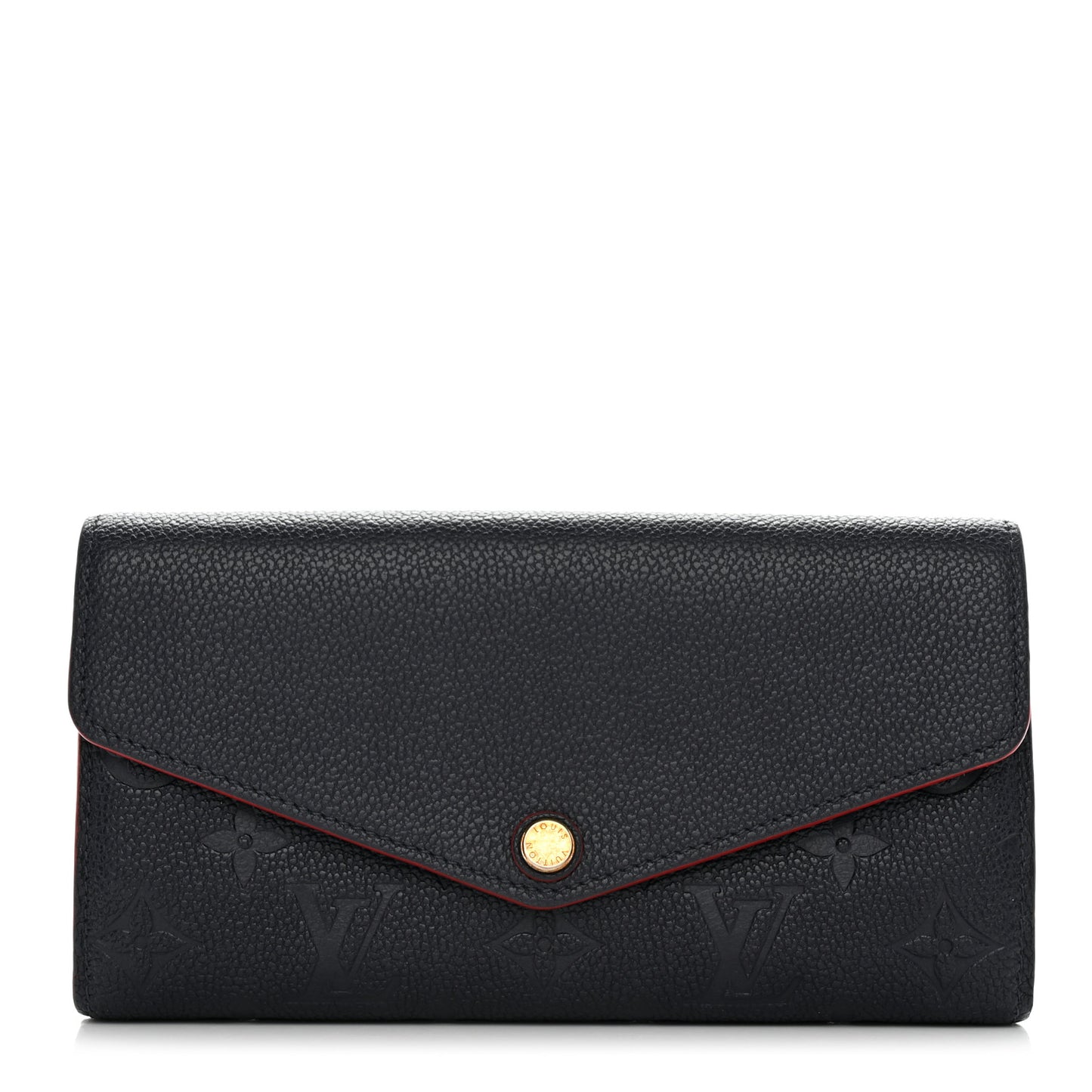 Empreinte Sarah Wallet NM Marine Rouge