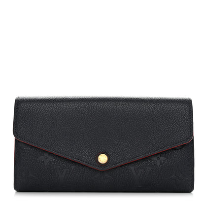 Louis Vuitton Empreinte Sarah Wallet NM Marine Rouge 1 of 11