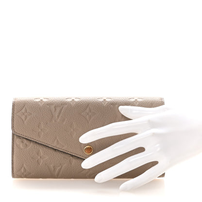 Louis Vuitton Empreinte Sarah Wallet Tourterelle 2 of 7