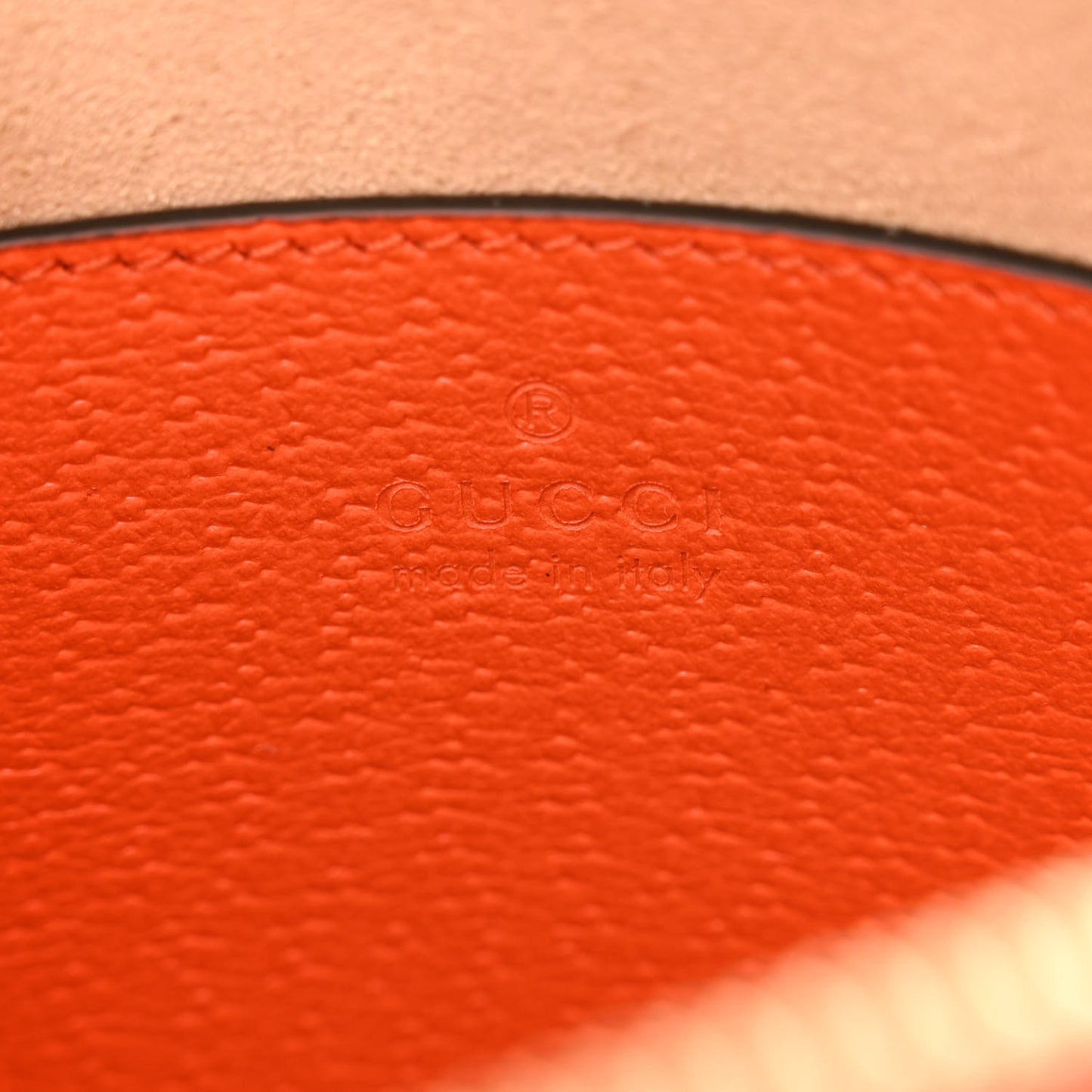 Textured Dollar Calfskin Mini Diana Dome Tote Bag Deep Orange Spicy Cyclamin
