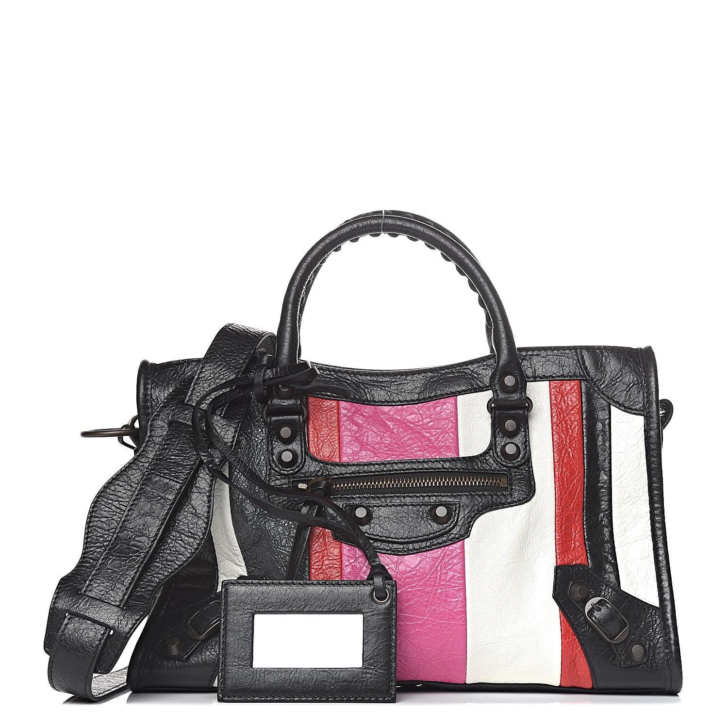 Balenciaga Agneau Arena Multicolore Classic Hardware S City Rose Gris White Black Rouge 1 of 10