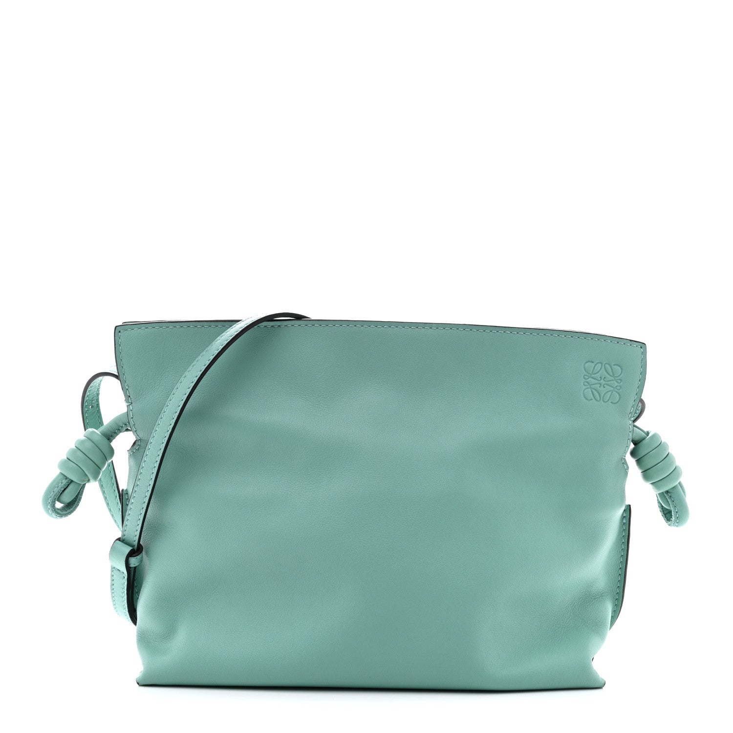 Loewe Calfskin Mini Flamenco Knot Bag Fresh Mint 1 of 10