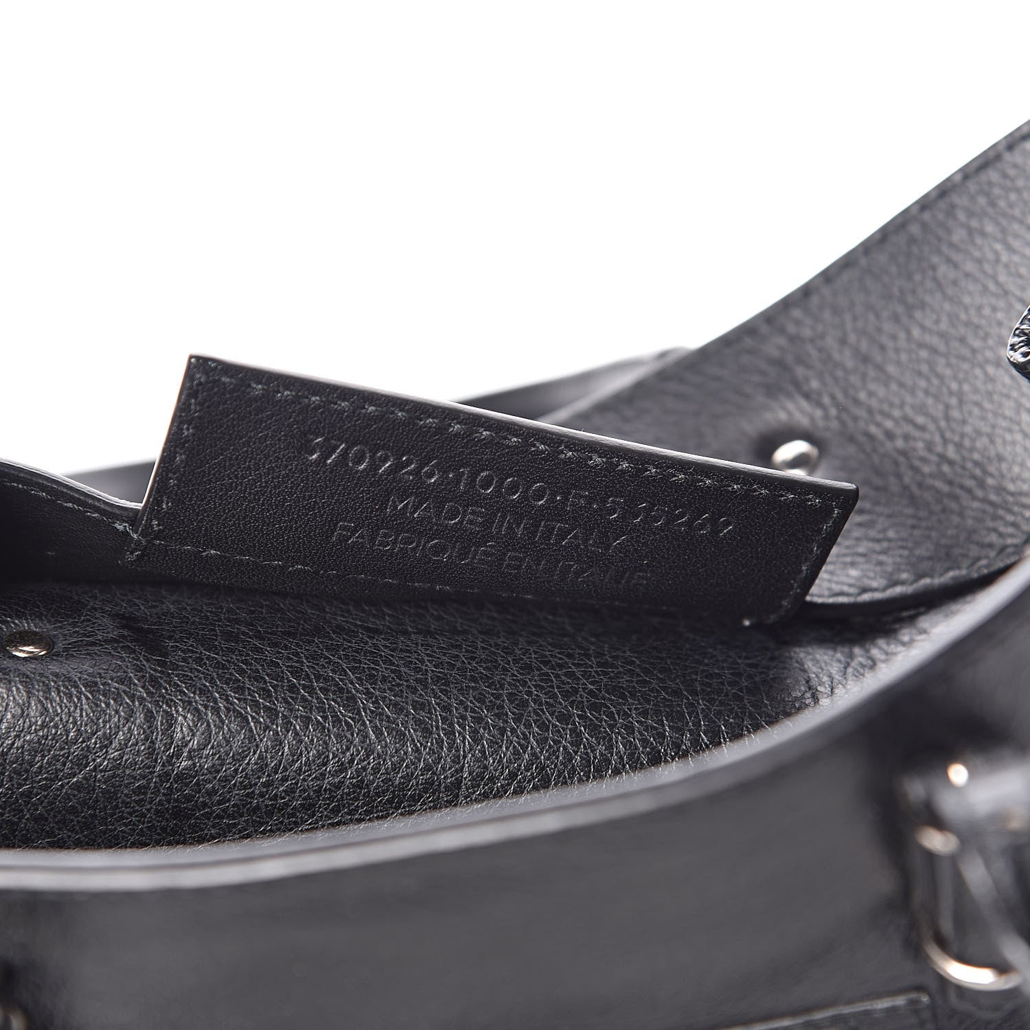 Balenciaga Veau Papier A6 Zip Around Tote Black 7 of 10