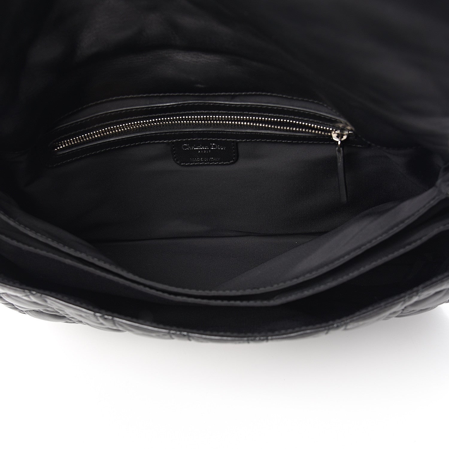 Christian Dior Lambskin Cannage Large New Lock Flap Black 4 of 9