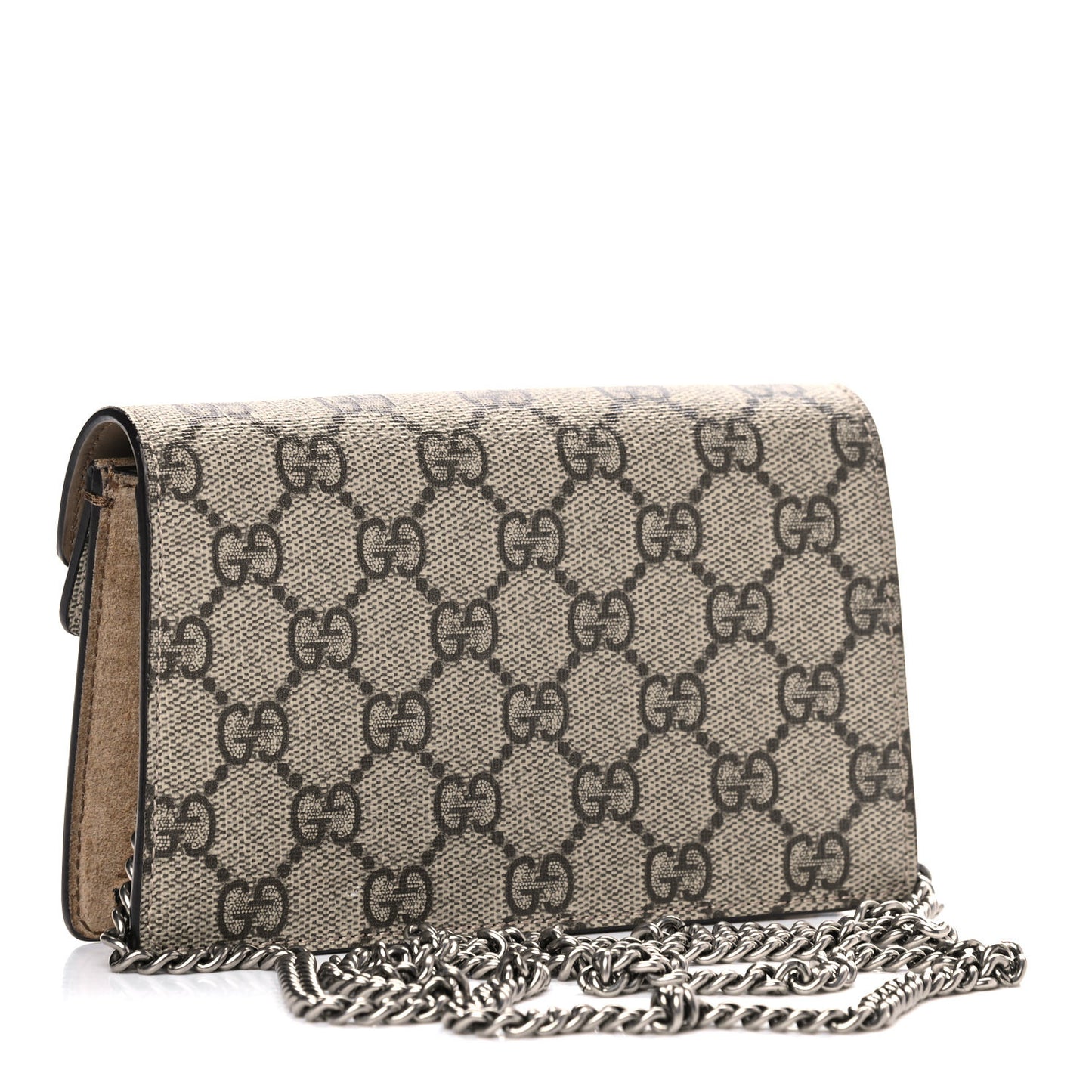 GG Supreme Monogram Super Mini Dionysus Shoulder Bag Taupe