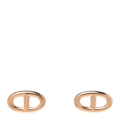 Hermes 18K Rose Gold TPM Farandole Stud Earrings 1 of 5