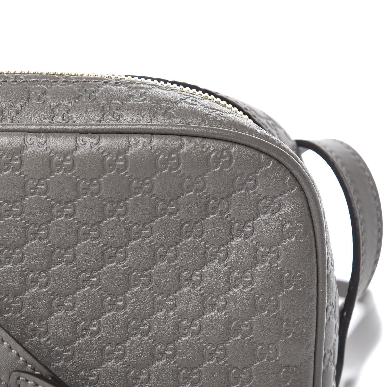 Gucci Microguccissima Mini Bree Messenger Bag Grey 10 of 10