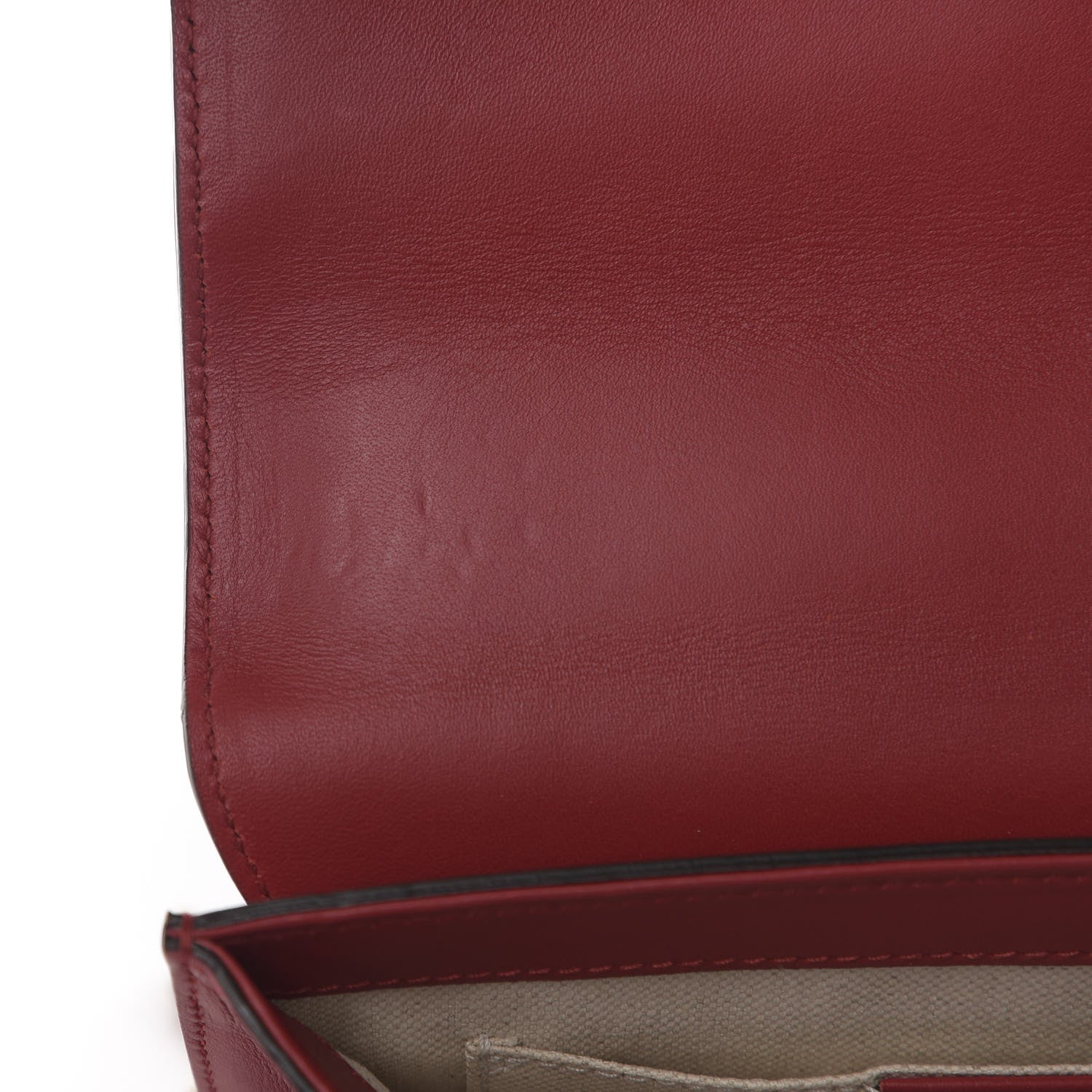 Gucci Calfskin Peony Small Chain Shoulder Bag Hibiscus Red 7 of 11