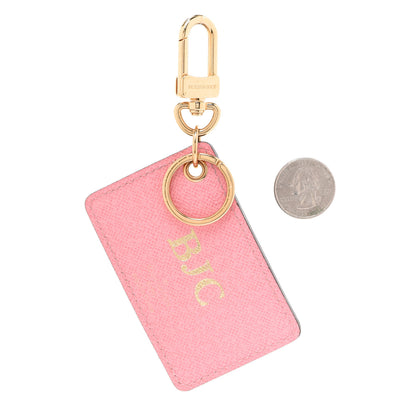 Louis Vuitton Monogram Illustre Bag Charm Key Ring Rose 2 of 3