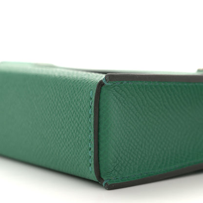 Hermes Epsom Hermesnap Wallet Vert Vertigo 10 of 11