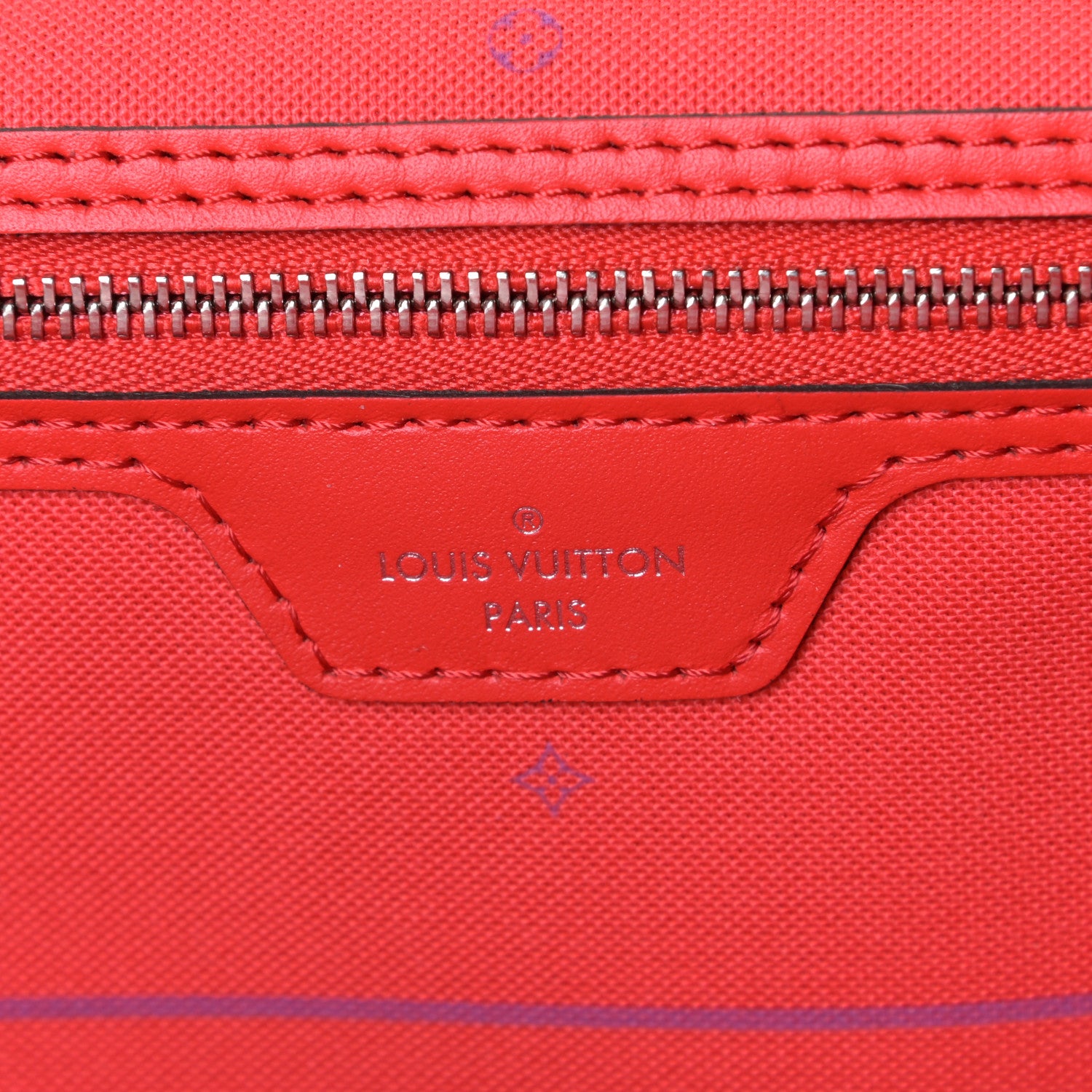 Louis Vuitton Monogram Escale Neverfull MM Rouge 8 of 8