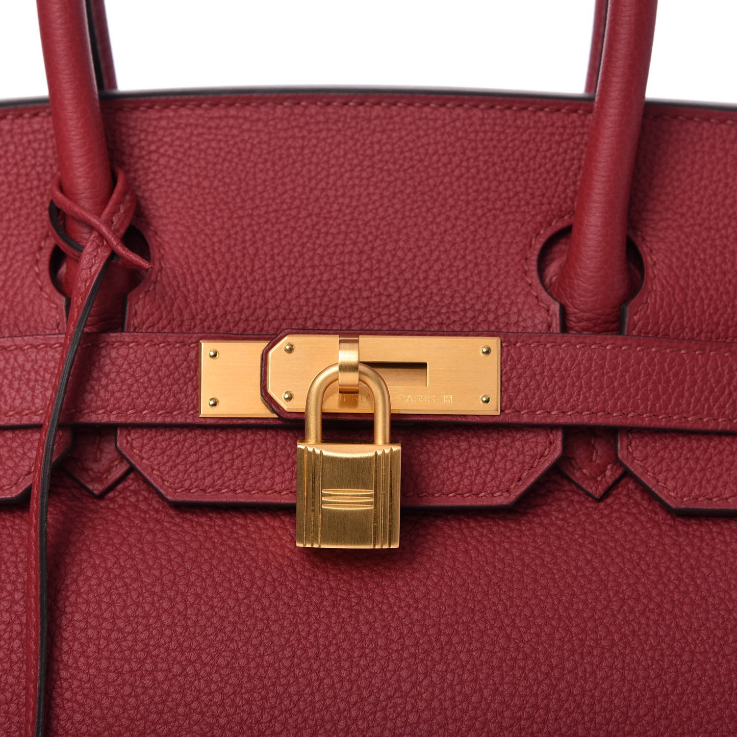 Togo Horseshoe Birkin 30 Rouge Grenat Bleu Nuit