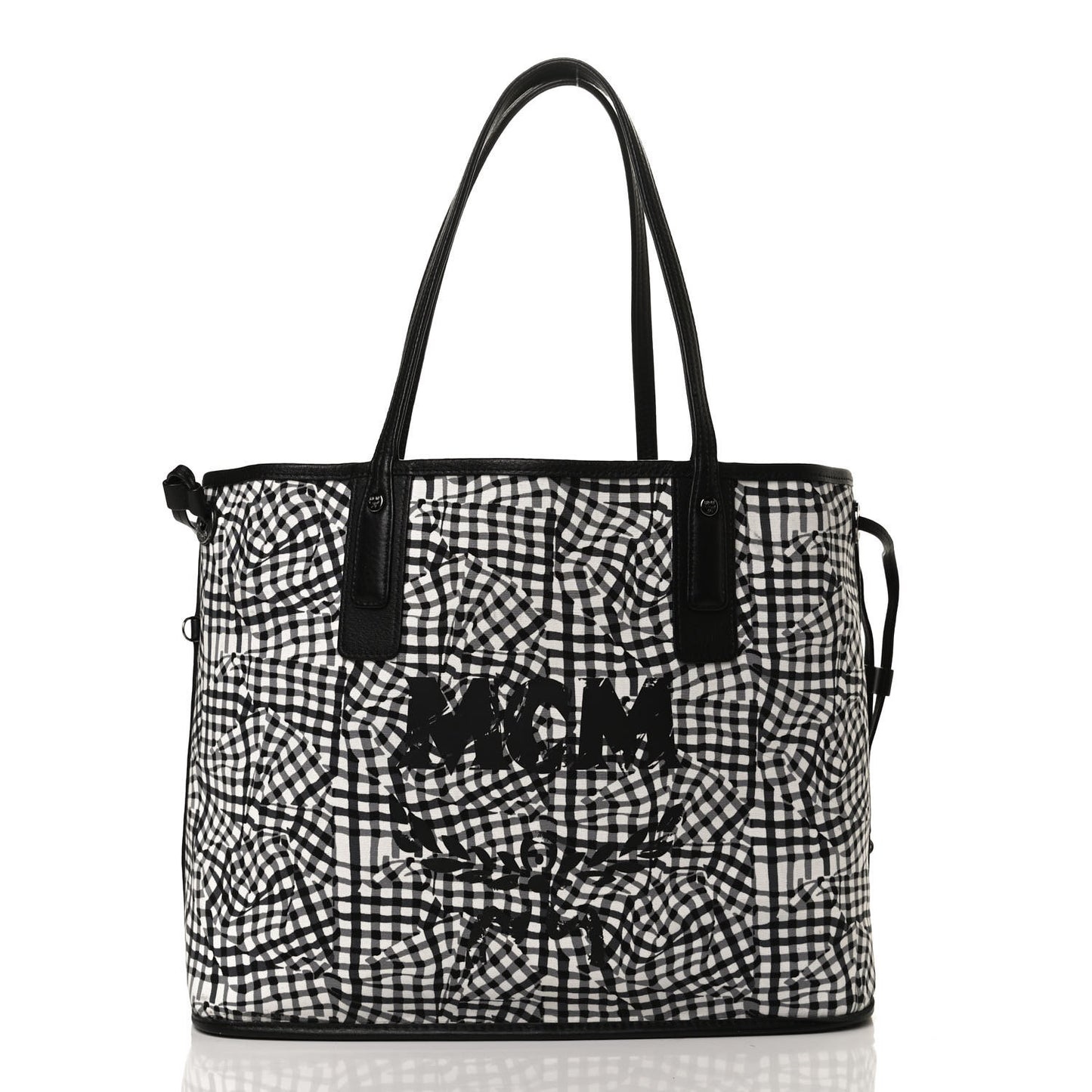Visetos Medium Liz Reversible Shopper Tote Black