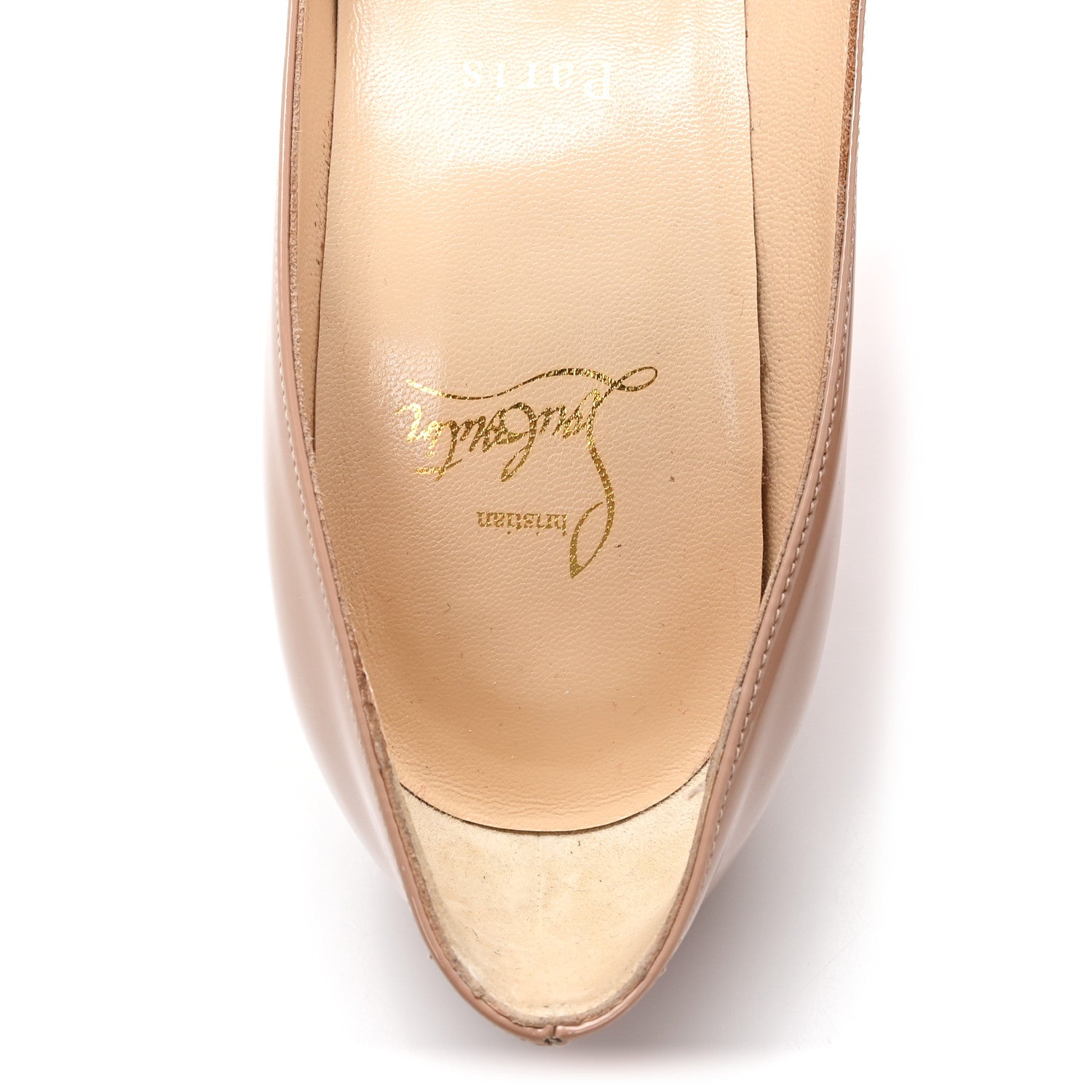 Christian Louboutin Patent So Kate 100 Pumps 39.5 Nude 8 of 8