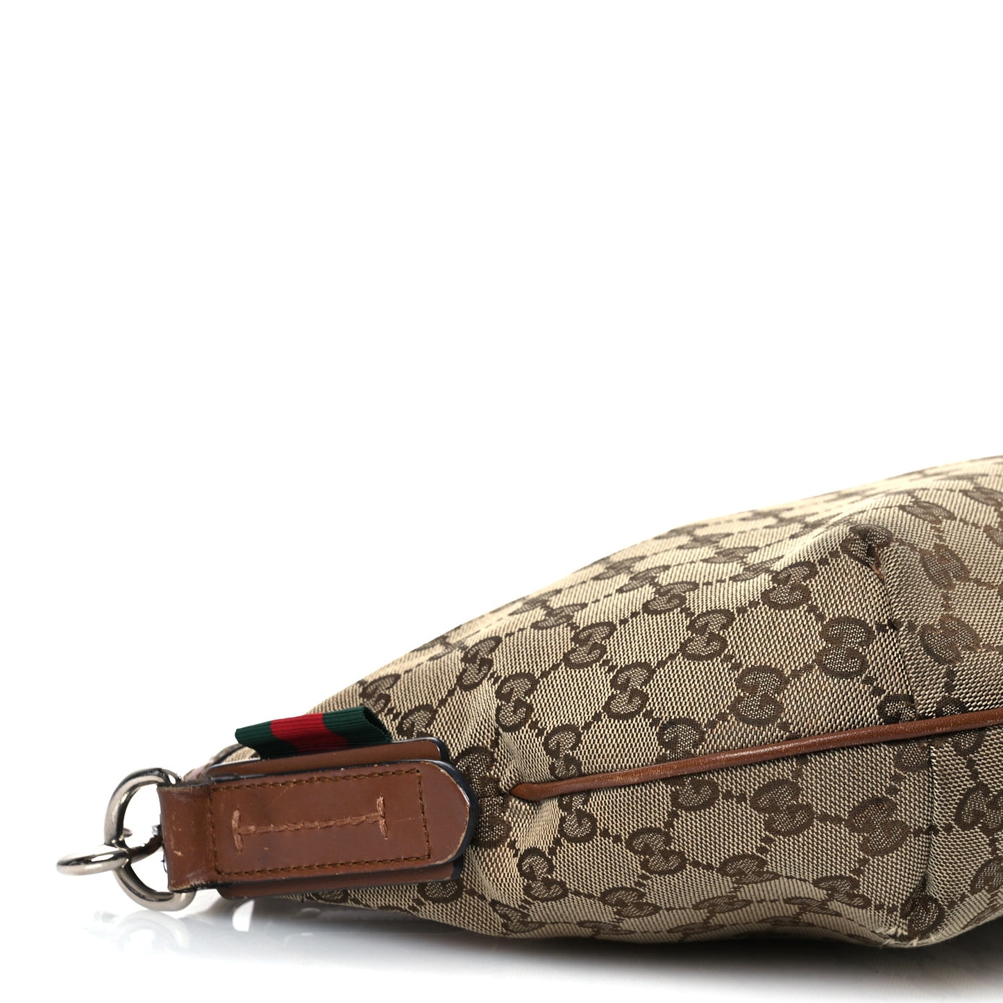 Monogram Medium Half Moon Hobo Brown