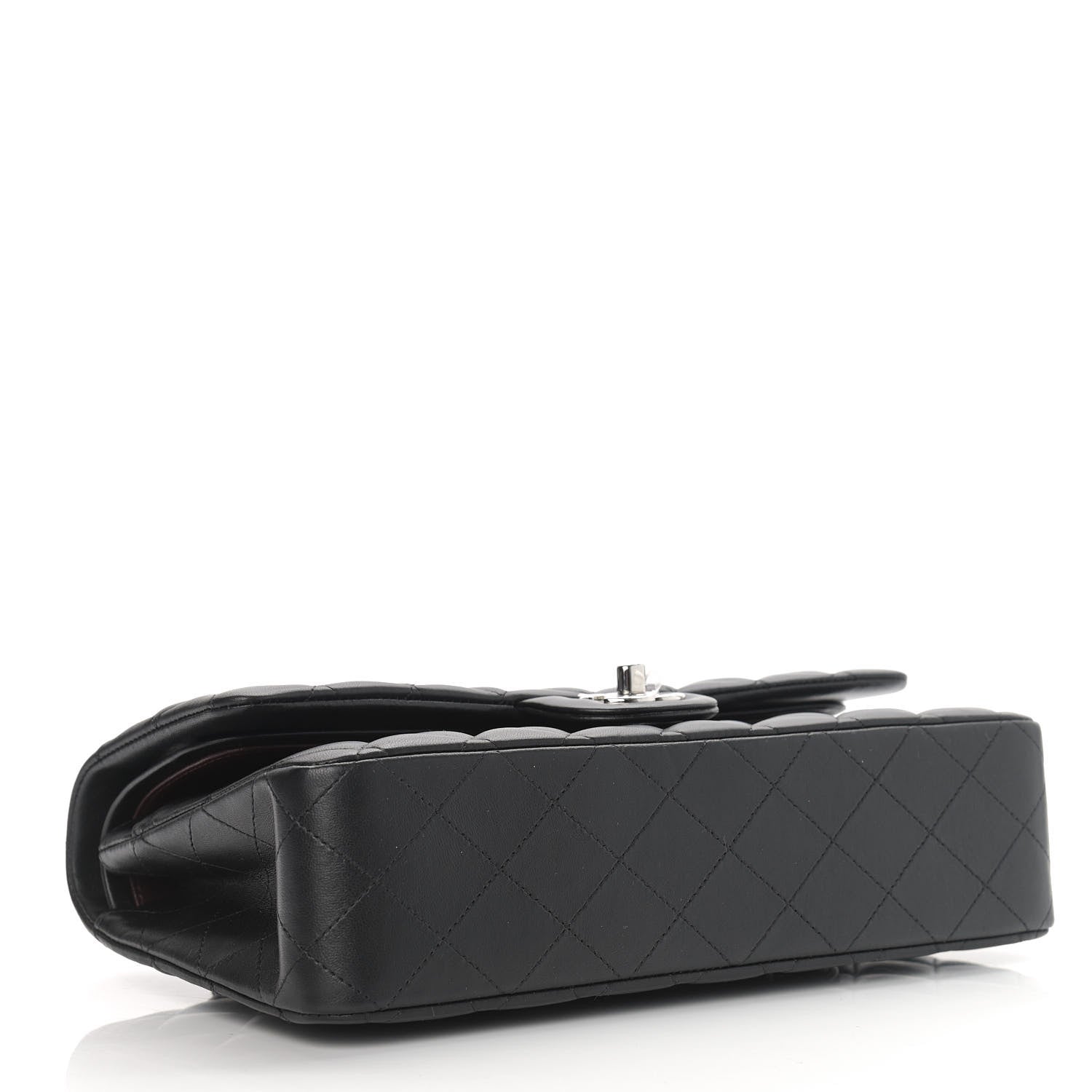 Chanel Lambskin Quilted Medium Double Flap Black 4 of 10