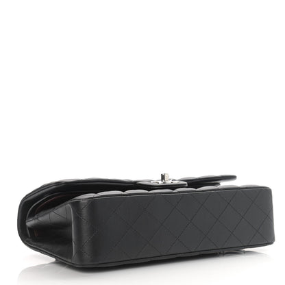 Chanel Lambskin Quilted Medium Double Flap Black 4 of 10