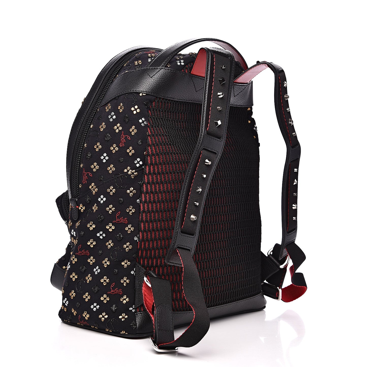 Jacquard Canvas Backloubi Backpack Black