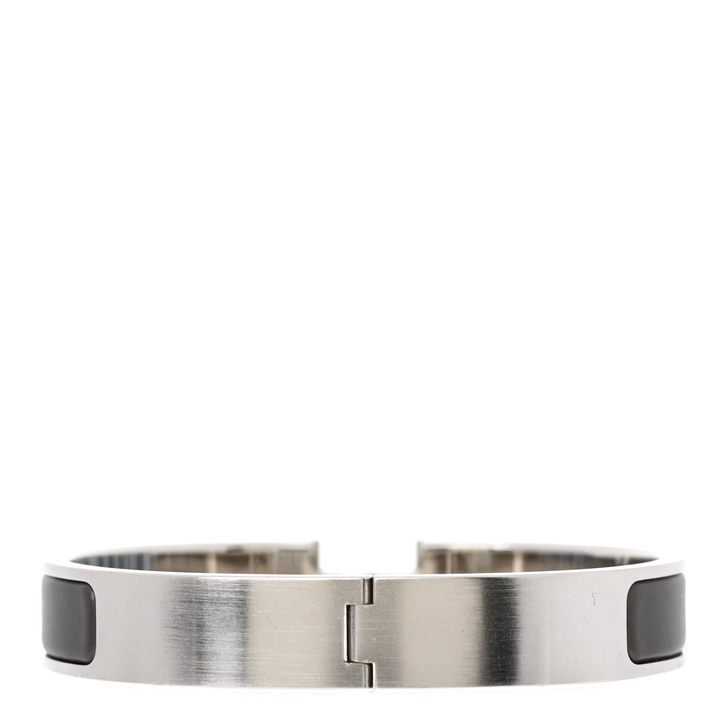Hermes Matte Enamel Narrow Clic Clac HH Bracelet T5 Etain 3 of 7