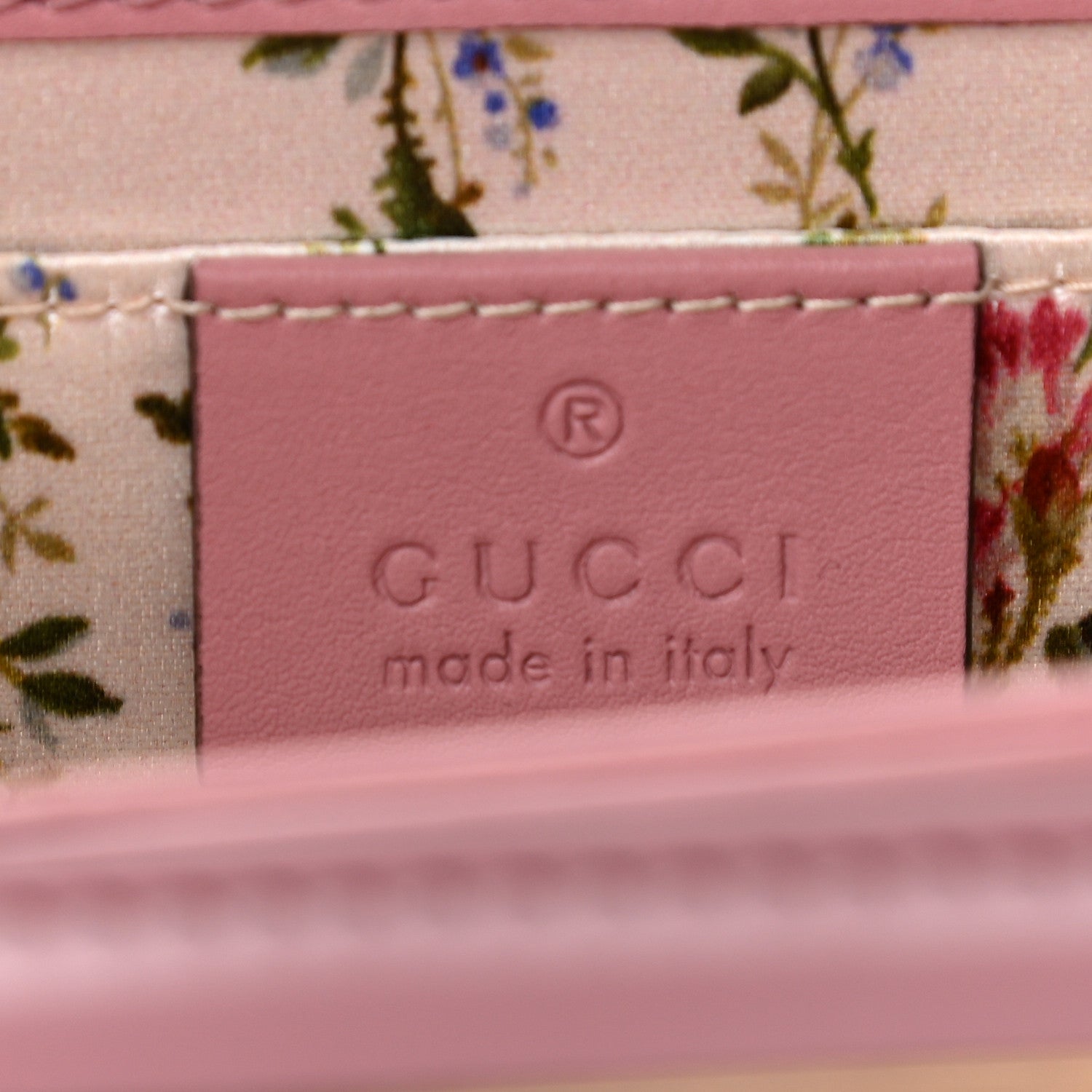 Gucci Calfskin Bamboo Crystal Mini Thiara Top Handle Bag Carmine Rose Gold 6 of 10