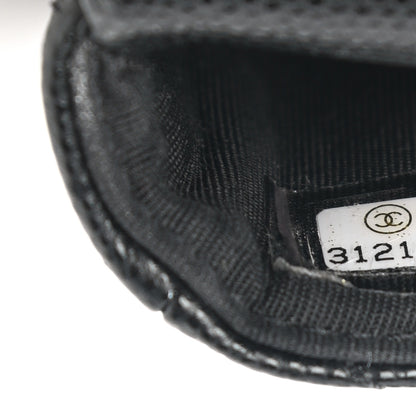 Chanel Caviar Quilted Mini Pearl On Top Coin Purse With Chain Black 8 of 14
