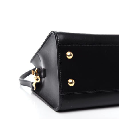 Saint Laurent Calfskin Monogram Baby Cabas Black 7 of 9