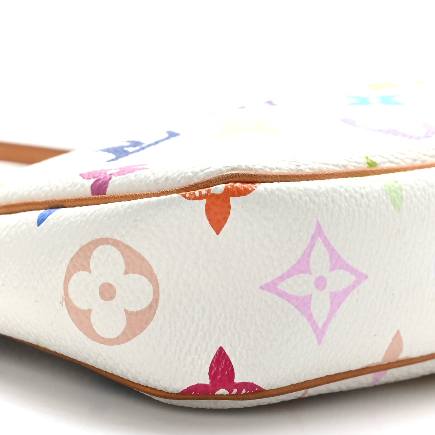 Louis Vuitton Monogram Multicolor Pochette Accessories White 8 of 10