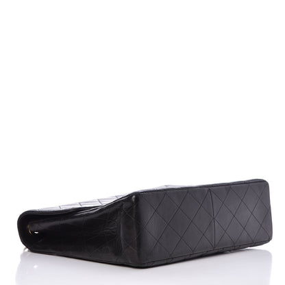 Chanel Lambskin Quilted Jumbo Single Flap Black 4 of 12
