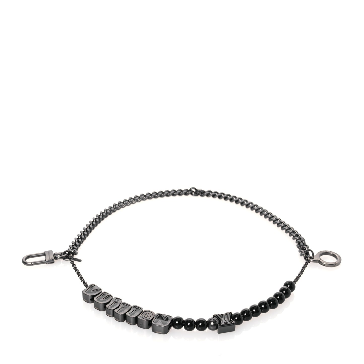 Ruthenium Vuitton Chain Belt