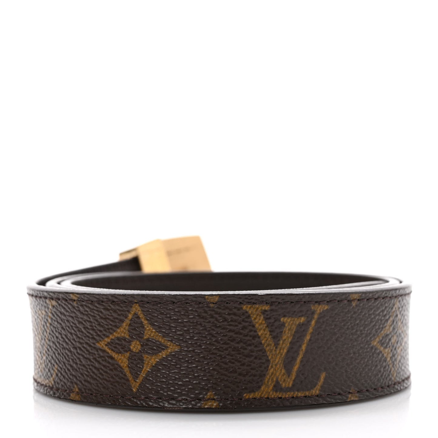 Monogram LV Cut Reversible Belt 75 30