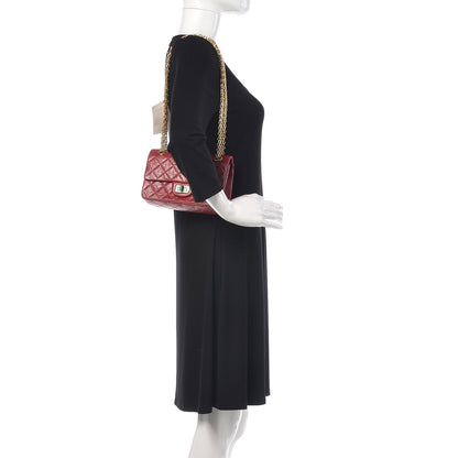 Chanel Aged Calfskin Quilted 2.55 Reissue Mini Flap Red 2 of 10