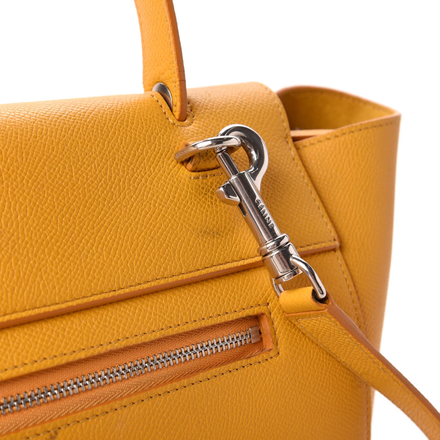 Celine Grained Calfskin Mini Belt Bag Imperial 11 of 11