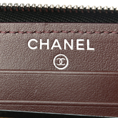 Chanel Caviar Quilted Medium Zip Around Wallet Black 6 of 8
