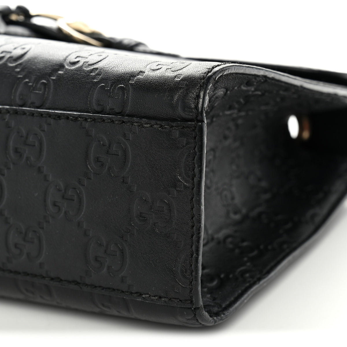 Guccissima Medium Emily Chain Shoulder Bag Black