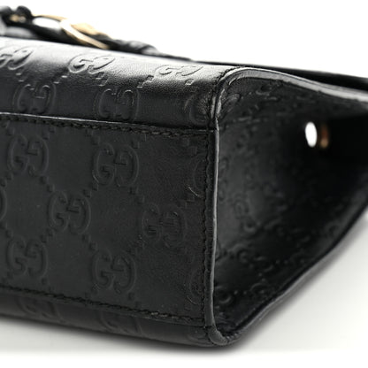 Gucci Guccissima Medium Emily Chain Shoulder Bag Black 10 of 15